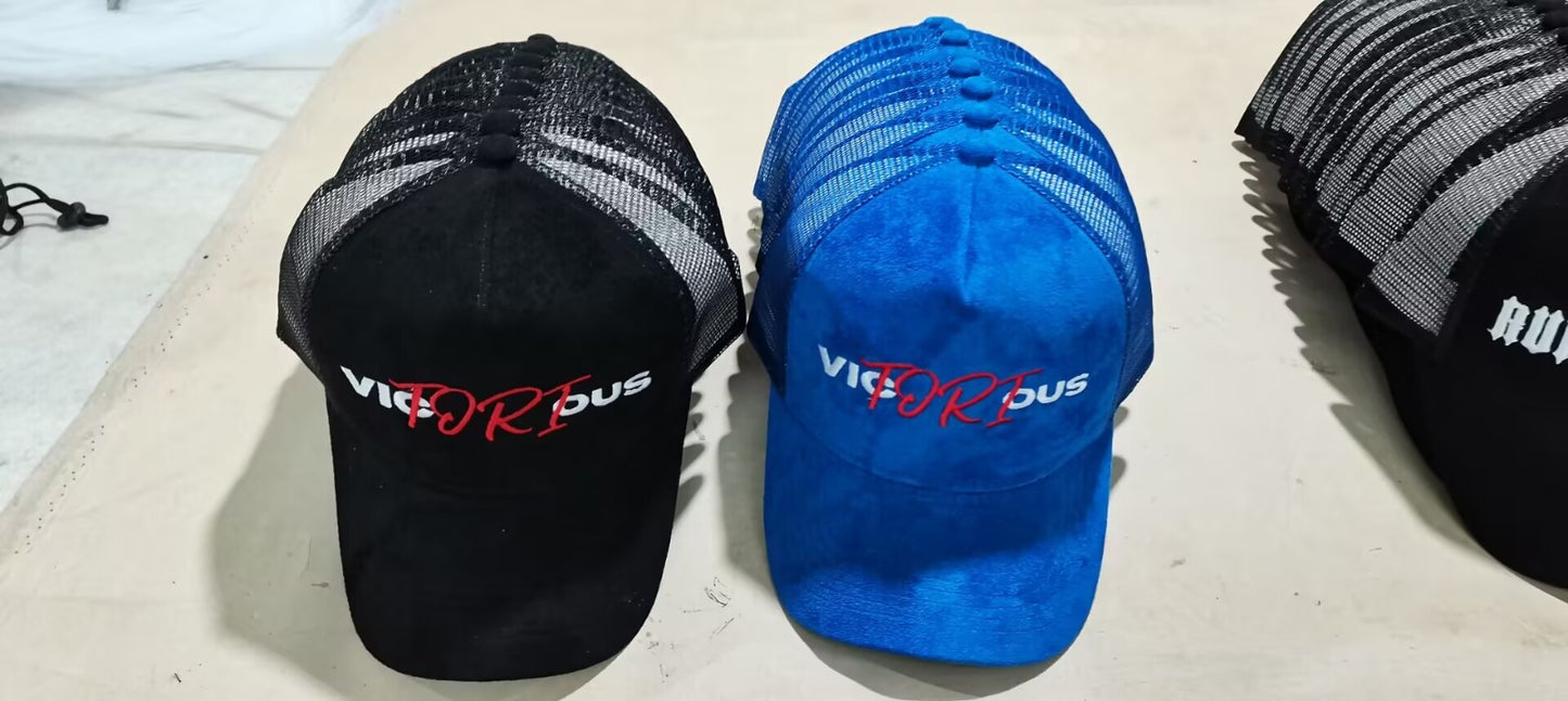 Victorious Trucker Hat - Bold Logo, Adjustable Snapback, Mesh Back