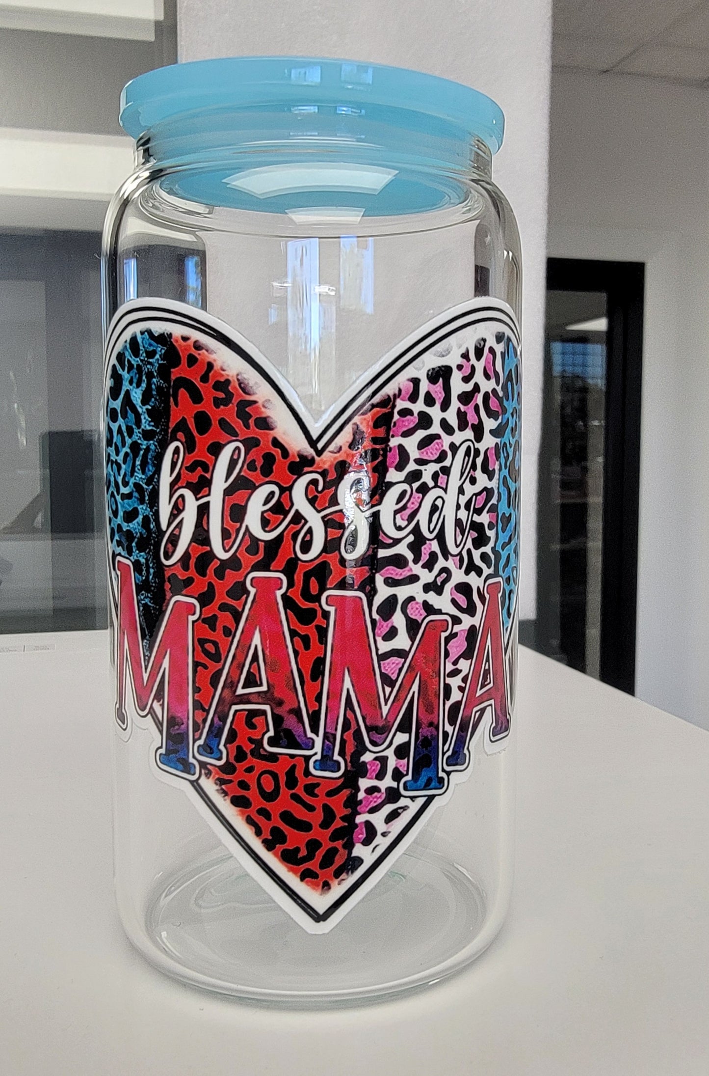 Inspirational Glass Cups with Customizable UV-DTF Prints