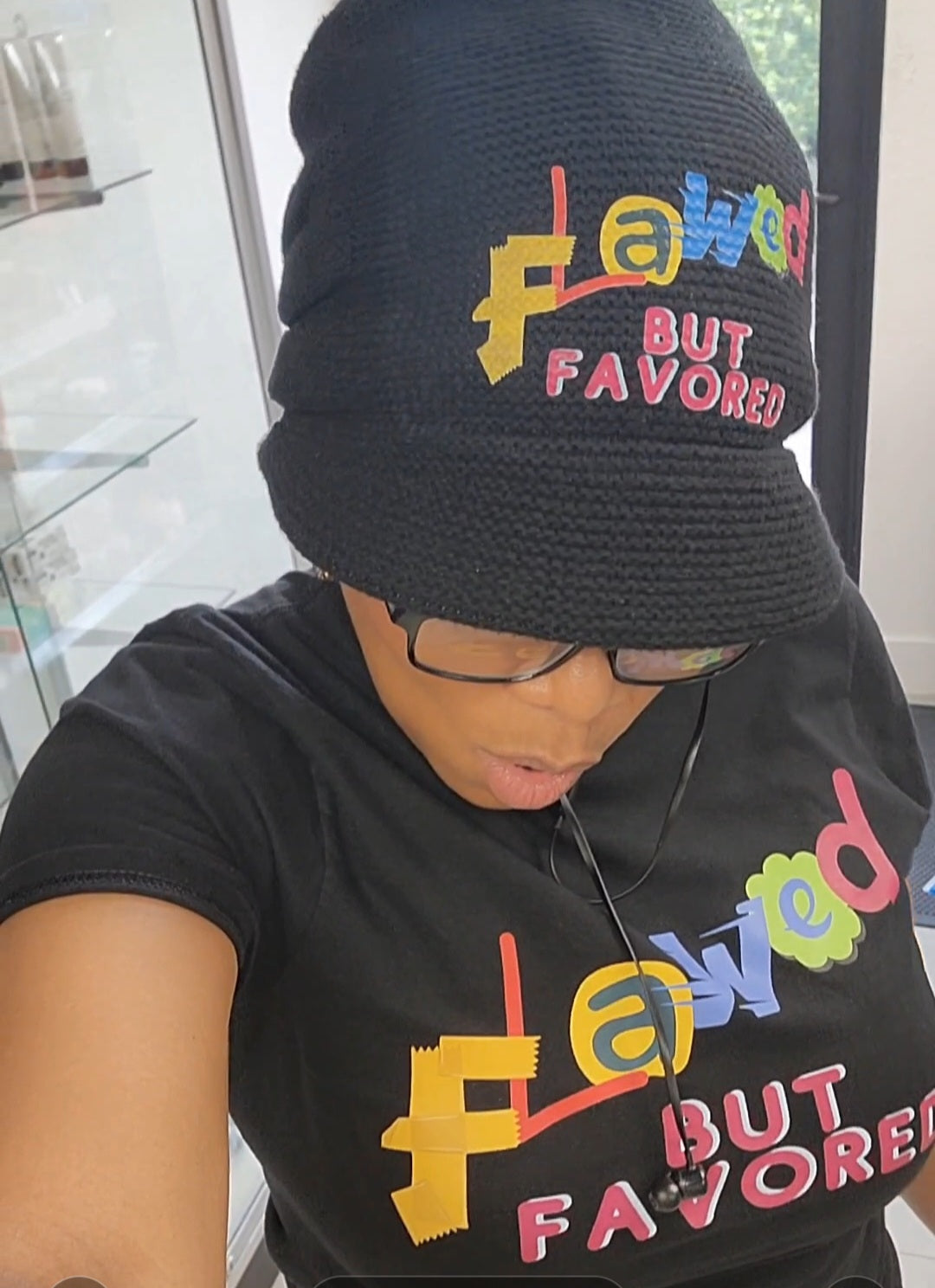 Flawed but Favored T-Shirt – Bold Faith and Comfort in Style