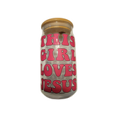 Inspirational Glass Cups with Customizable UV-DTF Prints
