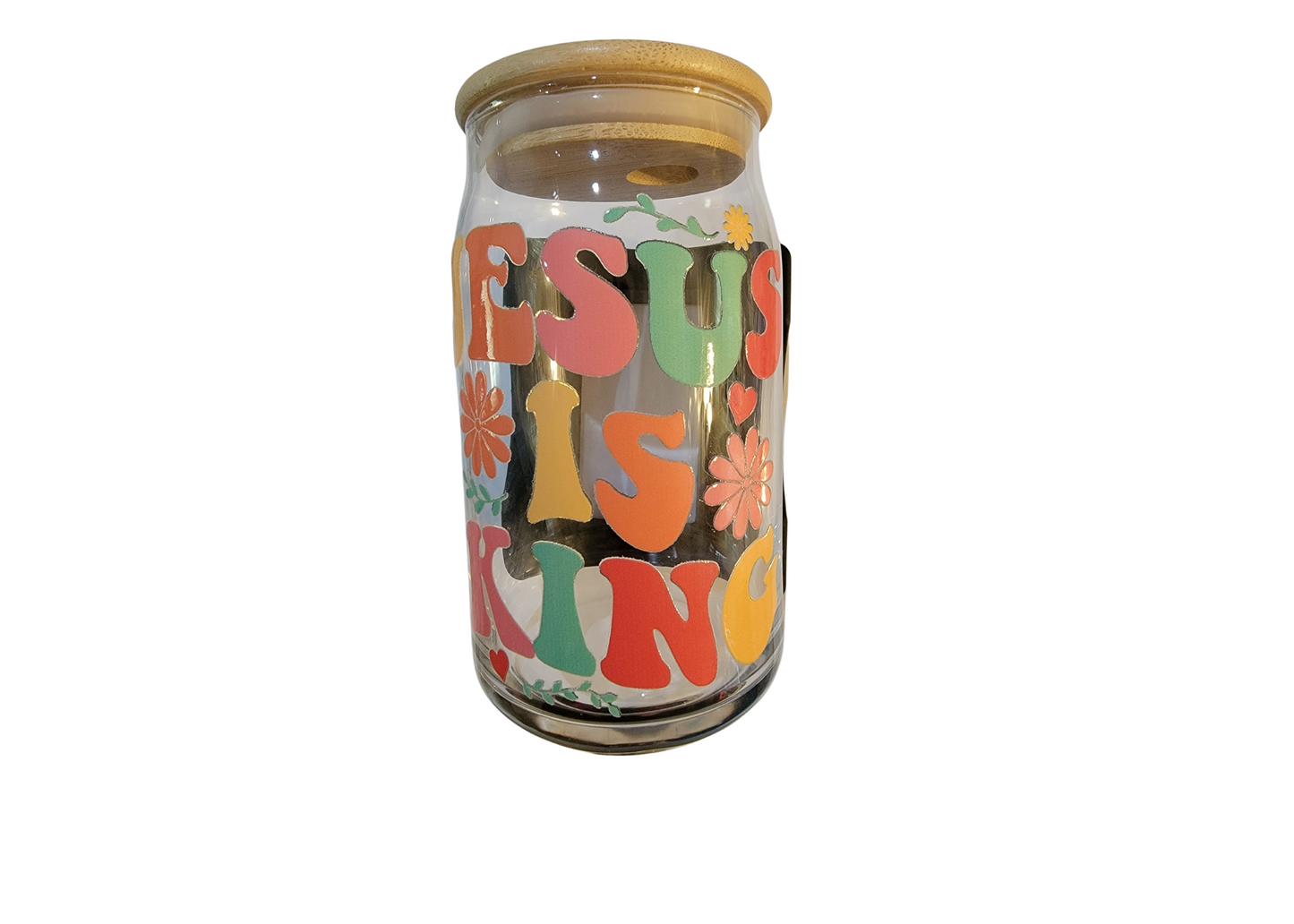 Inspirational Glass Cups with Customizable UV-DTF Prints