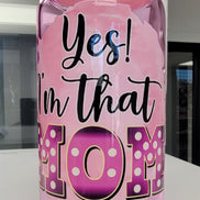 Inspirational Glass Cups with Customizable UV-DTF Prints