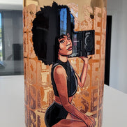 Inspirational Glass Cups with Customizable UV-DTF Prints