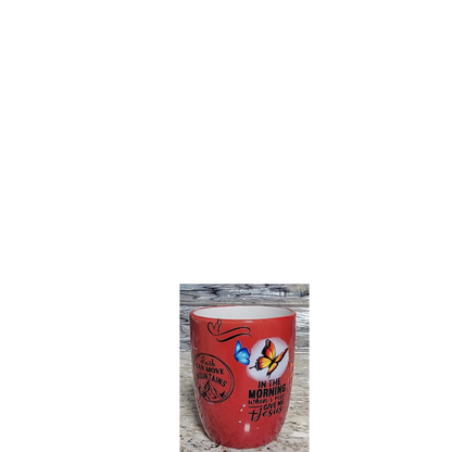 Stylish Black Matte Ceramic Mug with Bright Interior Colors