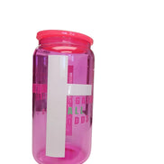 Inspirational Glass Cups with Customizable UV-DTF Prints