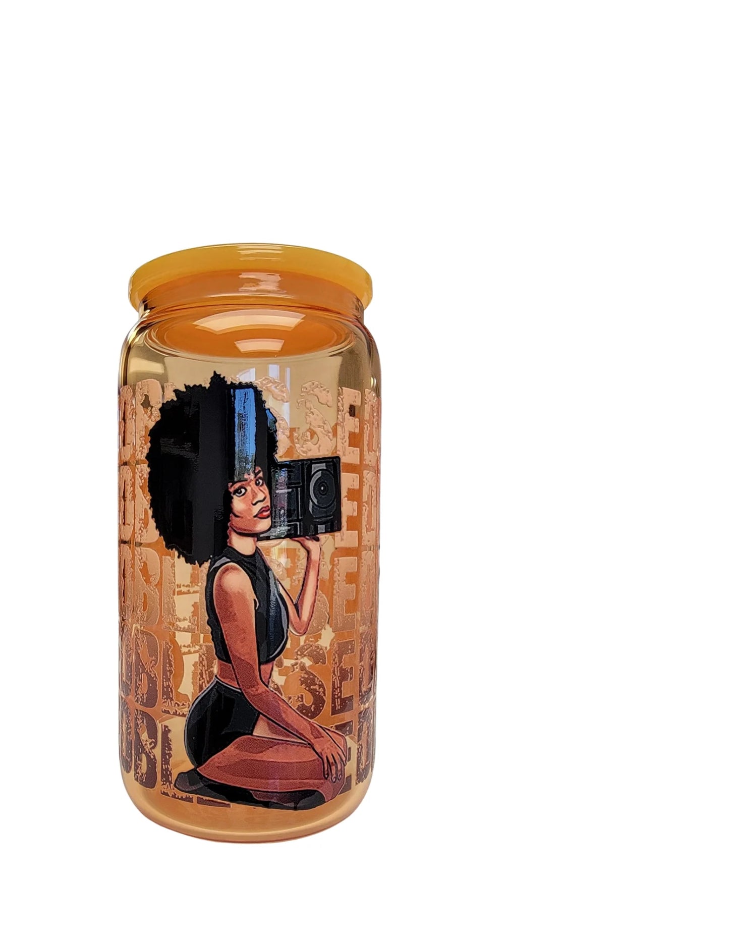 Inspirational Glass Cups with Customizable UV-DTF Prints