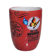 Stylish Black Matte Ceramic Mug with Bright Interior Colors