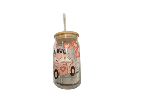 Inspirational Glass Cups with Customizable UV-DTF Prints