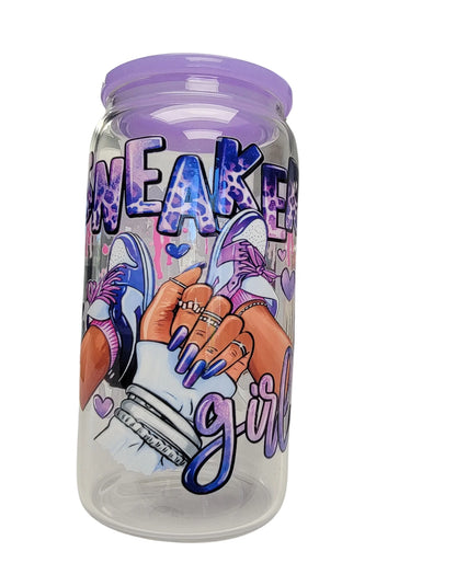 Inspirational Glass Cups with Customizable UV-DTF Prints