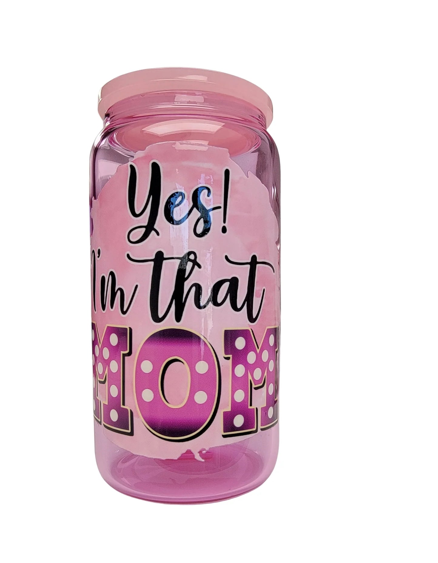 Inspirational Glass Cups with Customizable UV-DTF Prints